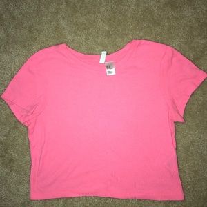 Neon Pink crop top
